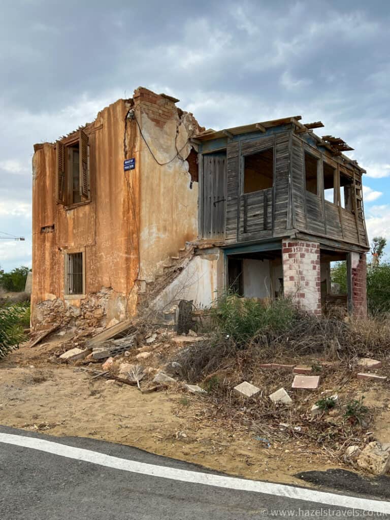 derelict buildings in the ghost town of Varosha in Famgusta in Cyprus