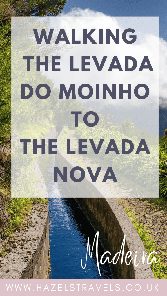Walking from the levada do moinho to the levada nova.